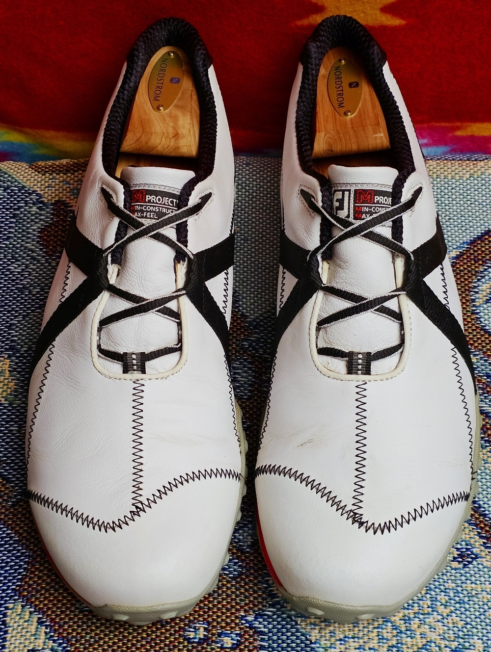 Footjoy M Project Men's Golf Shoes Size 11 White Athletic